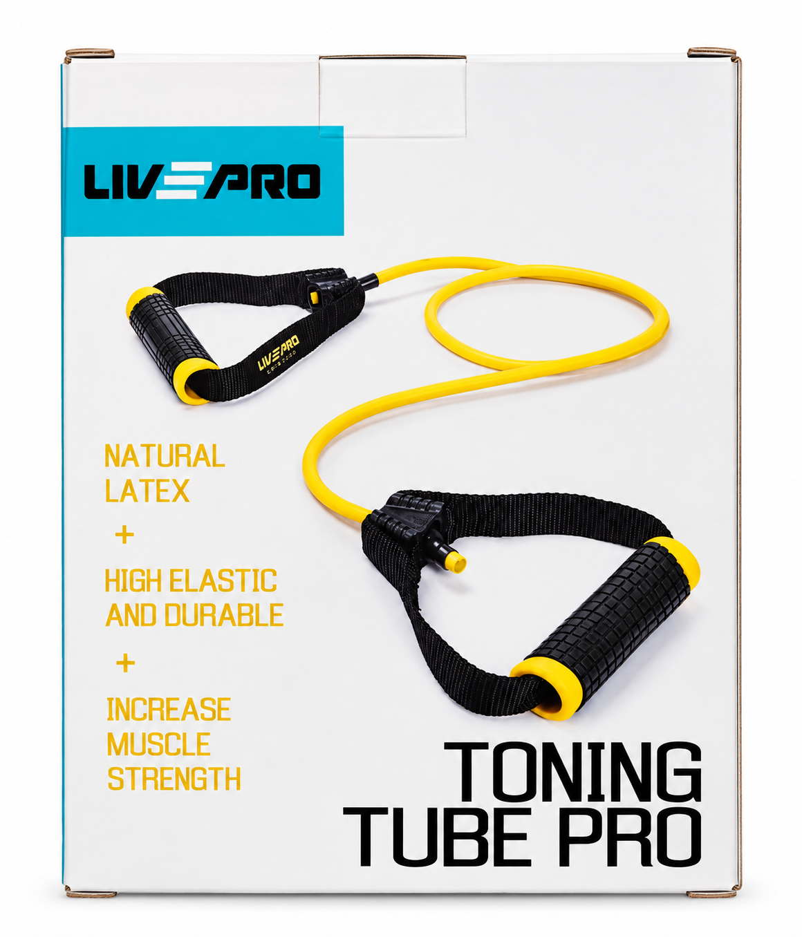 Livepro Toning Tube Pro – Resistance Exercise Band – image 1 – Baba Saleh Egypt