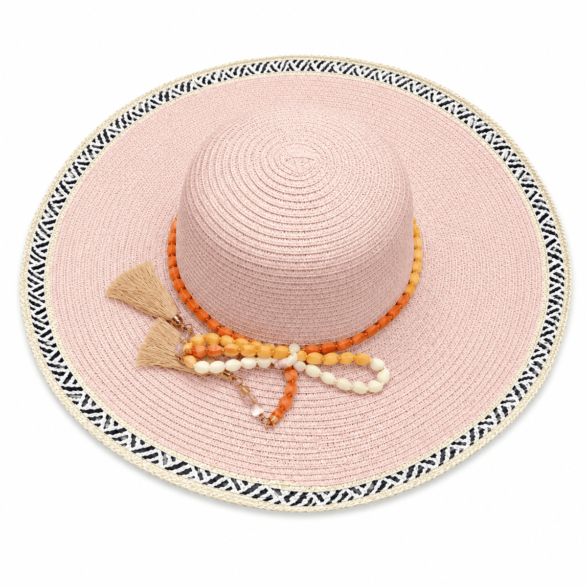 Women’s Beach Sun Hat with Beads – Beach Bags & Sun Hats (2)