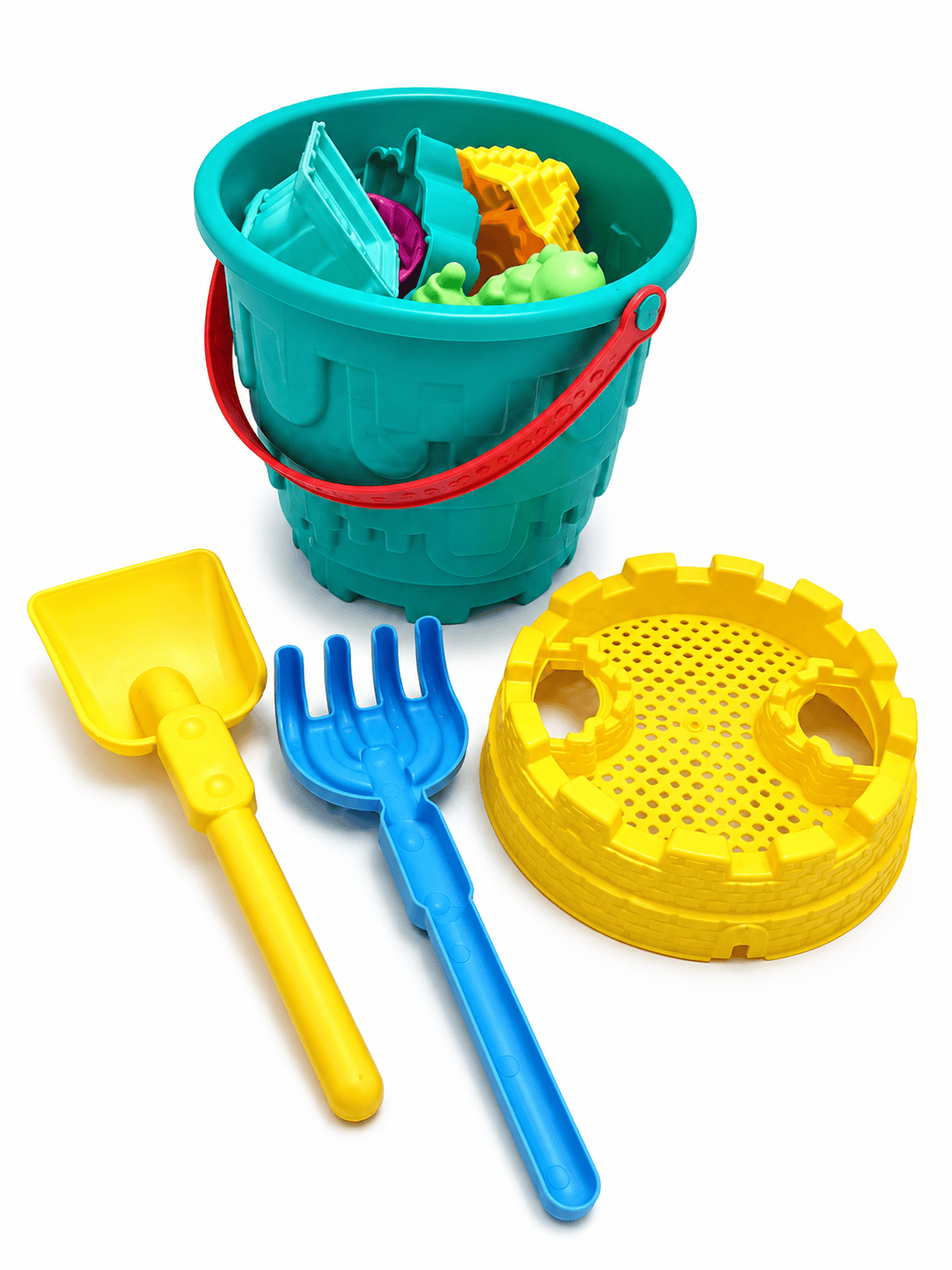 Large Beach Bucket Set – Beach Toys & Water Guns (5)