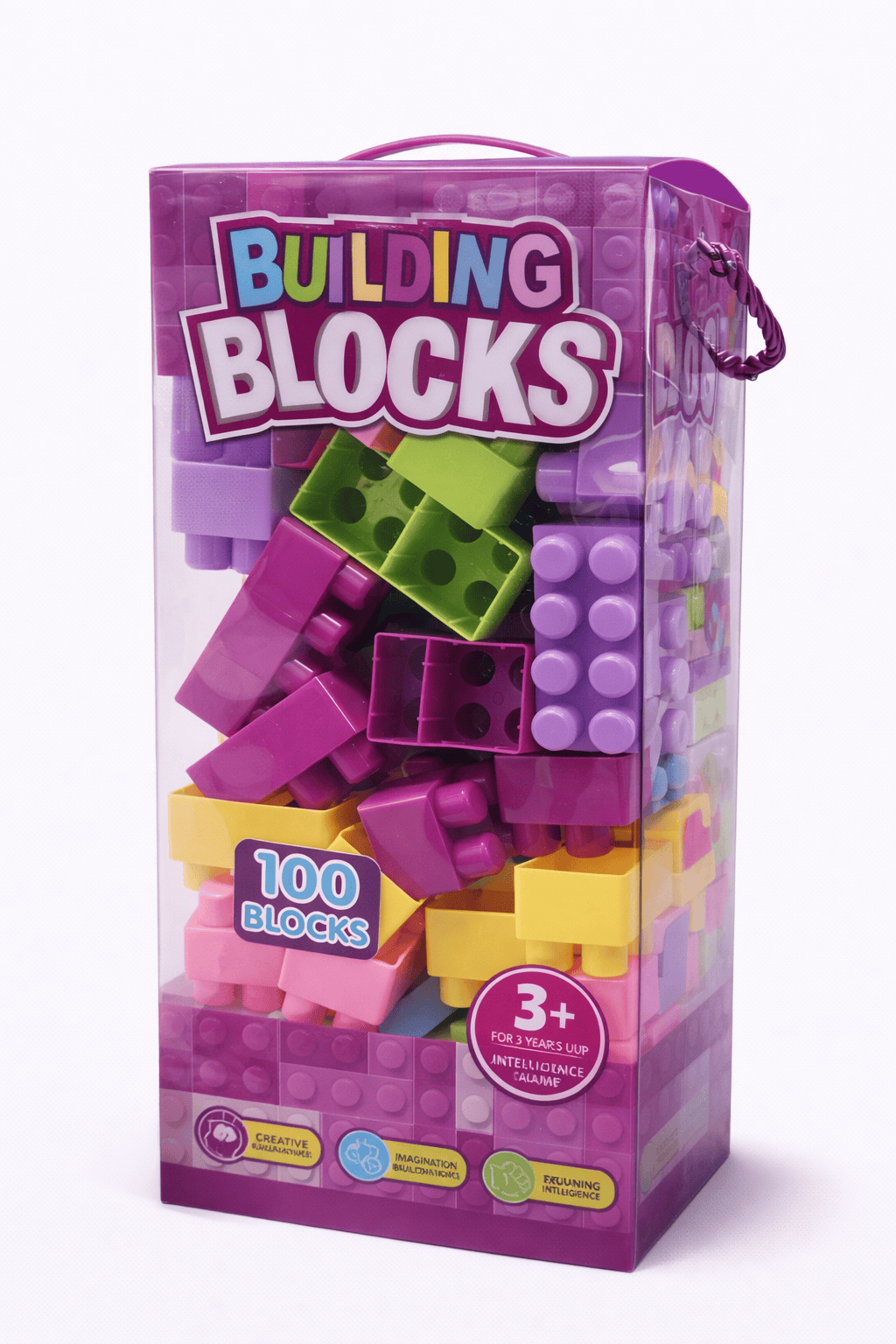 Building Blocks Set –100 Pieces – Kids' Toys