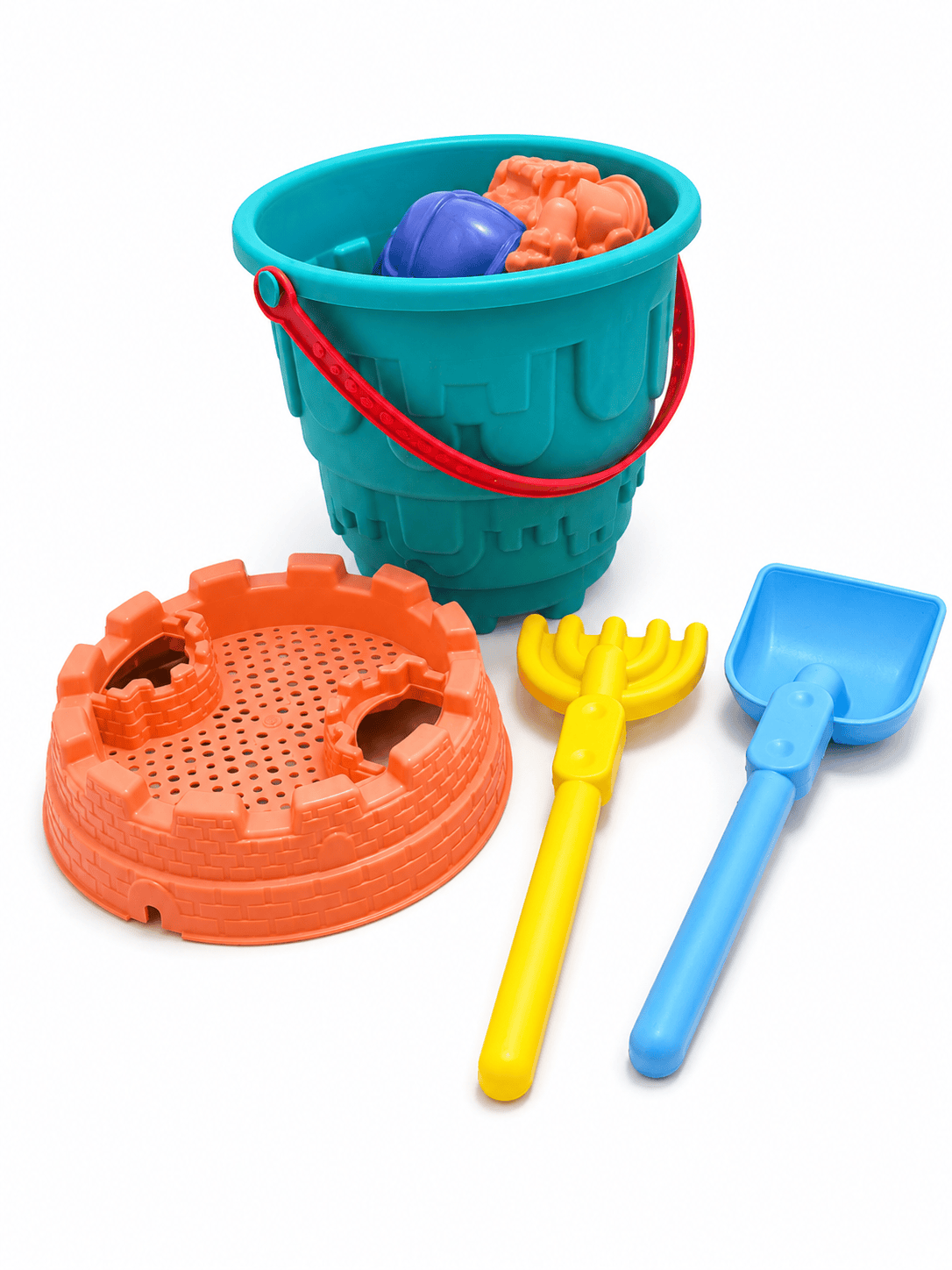 Large Beach Bucket Set – Beach Toys & Water Guns (8)