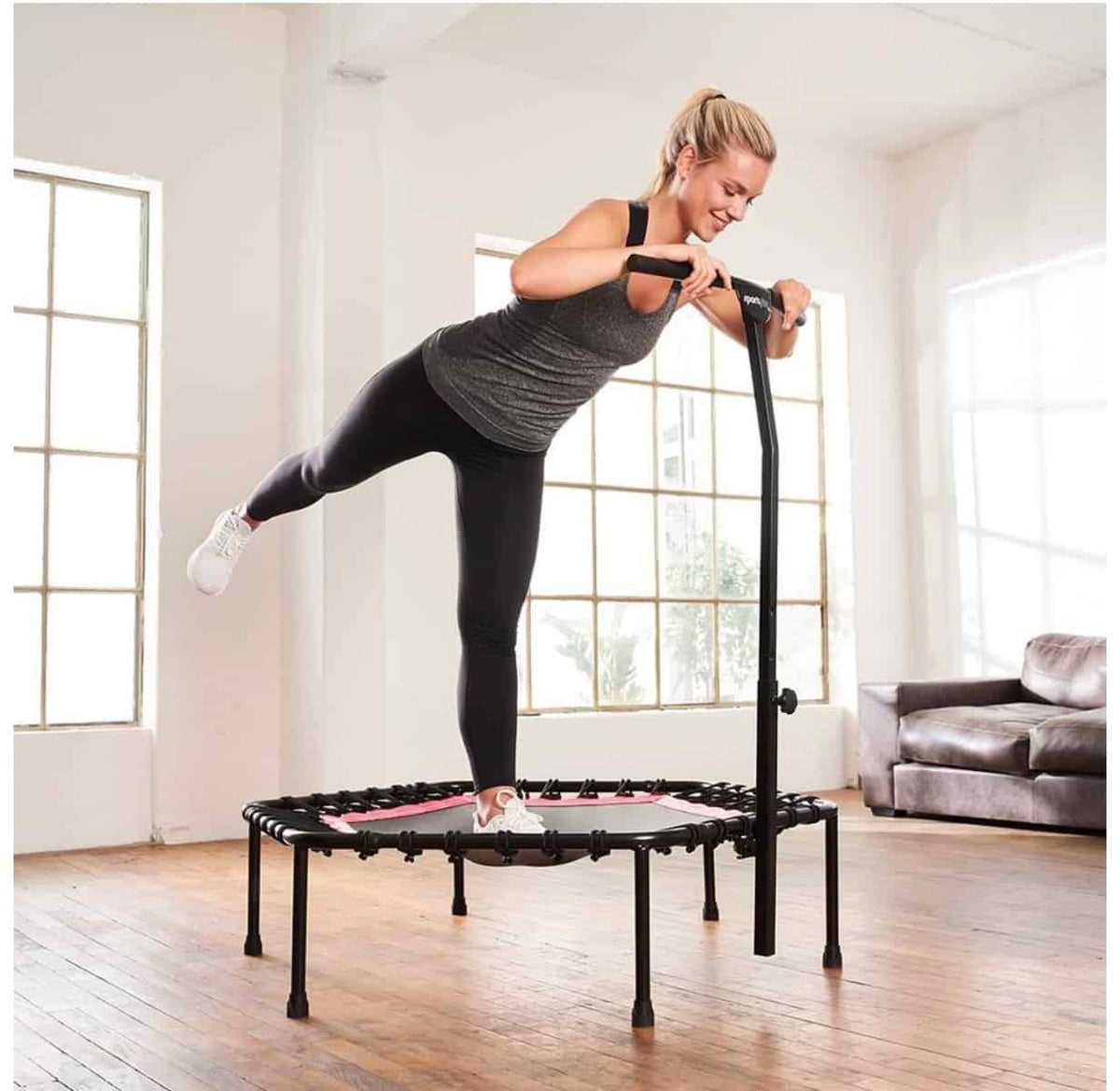 Trampoline with handle 45 inch – Gym Equipment & Benches (3)