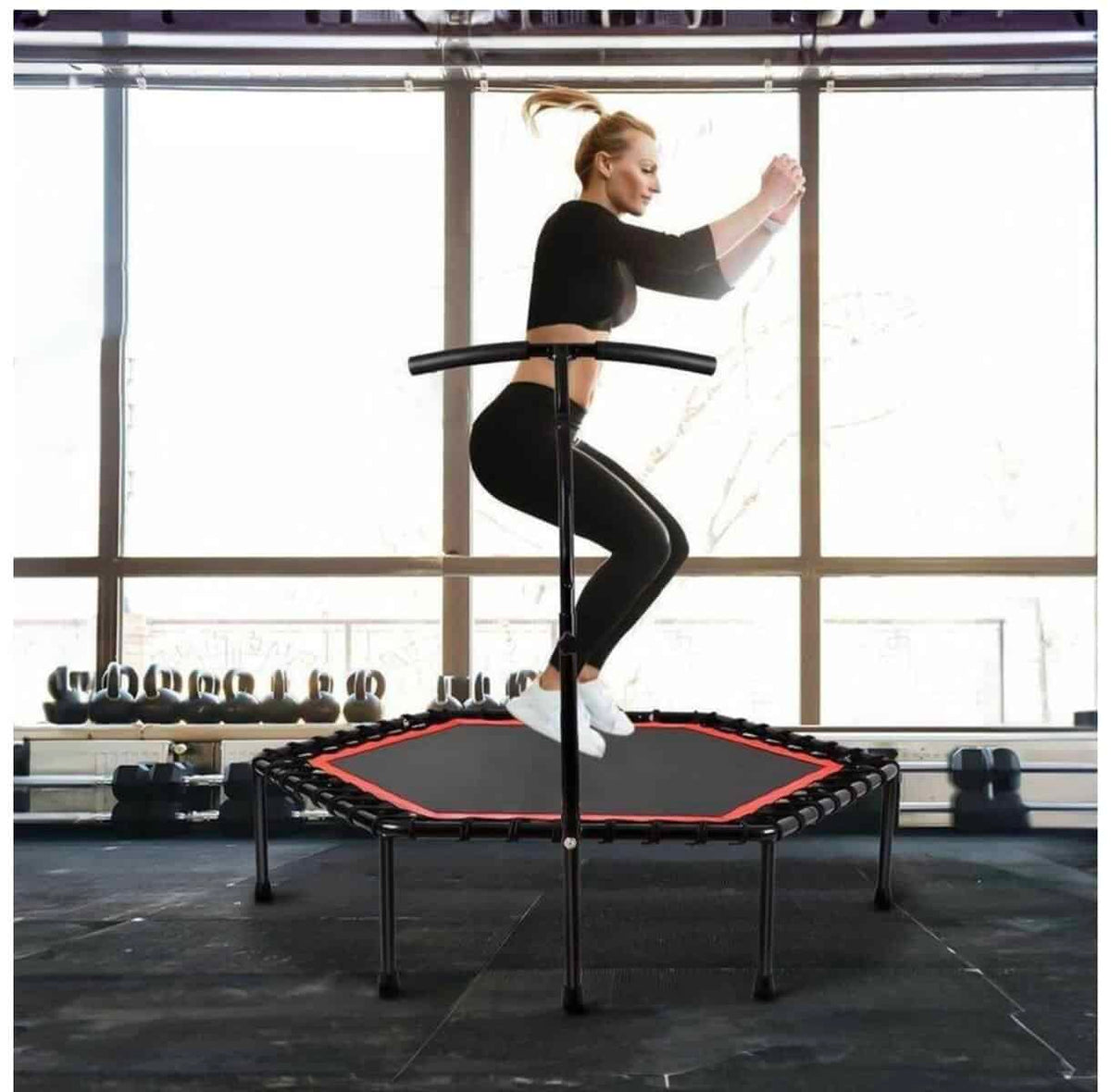 Trampoline with handle 45 inch – Gym Equipment & Benches (6)