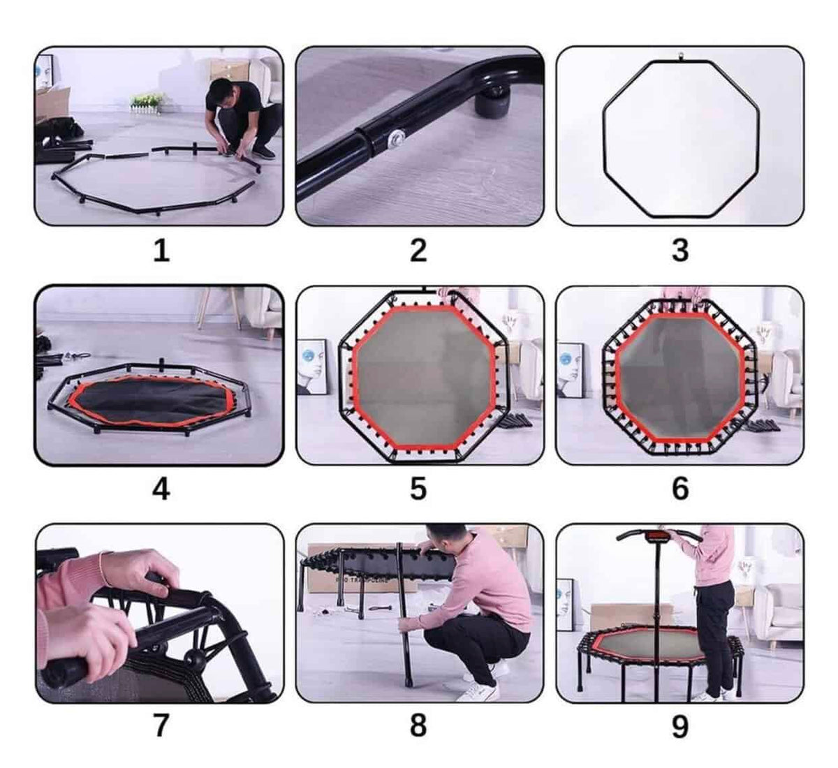 Trampoline with handle 45 inch – Gym Equipment & Benches (11)
