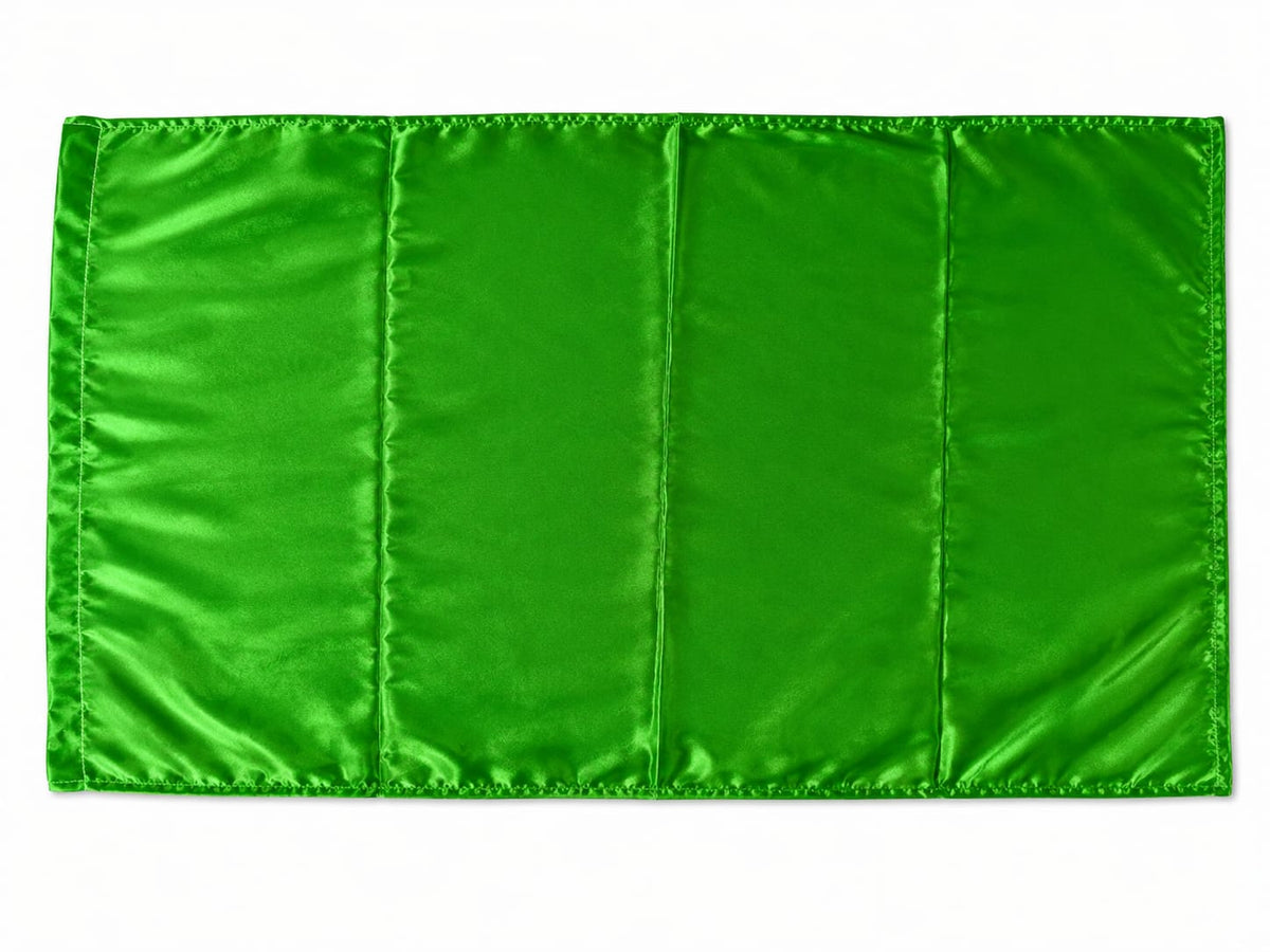 Plain Green Silk Flag – Flags