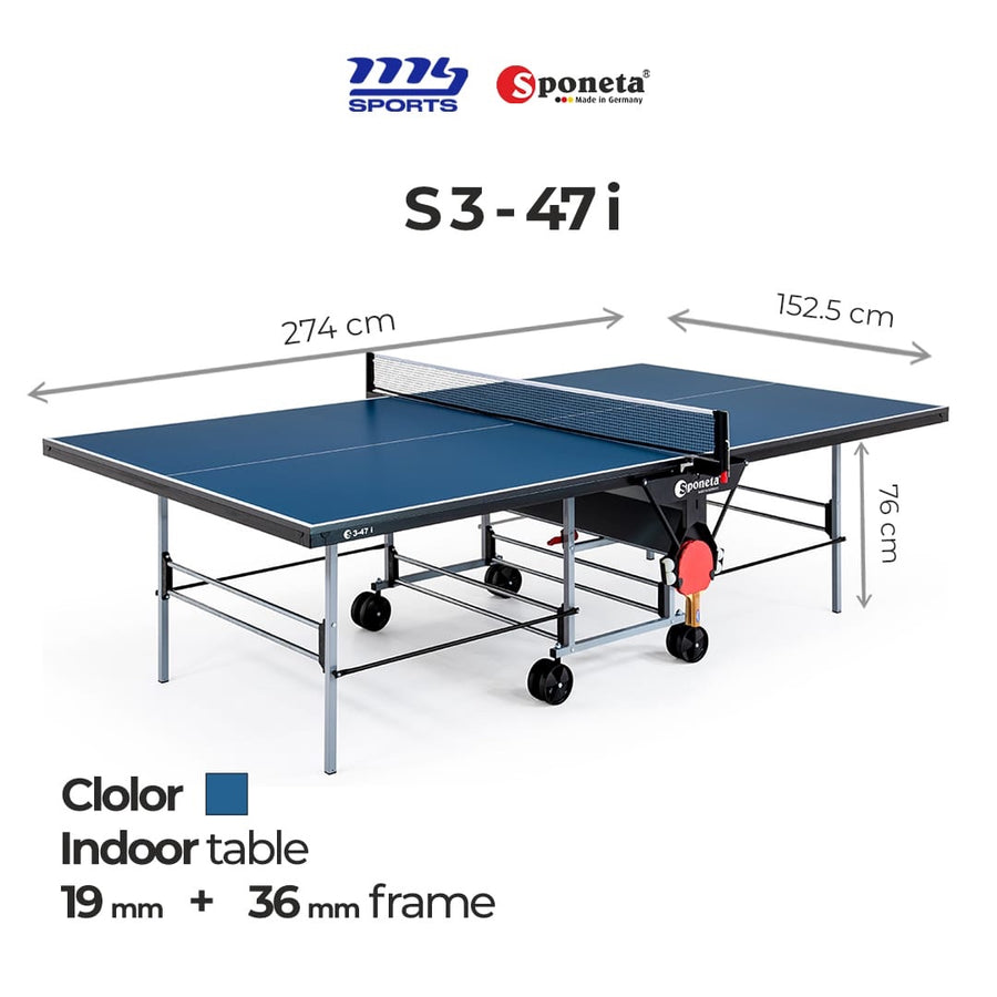 Sponeta S3-47i Indoor Table Tennis Table – Table Tennis