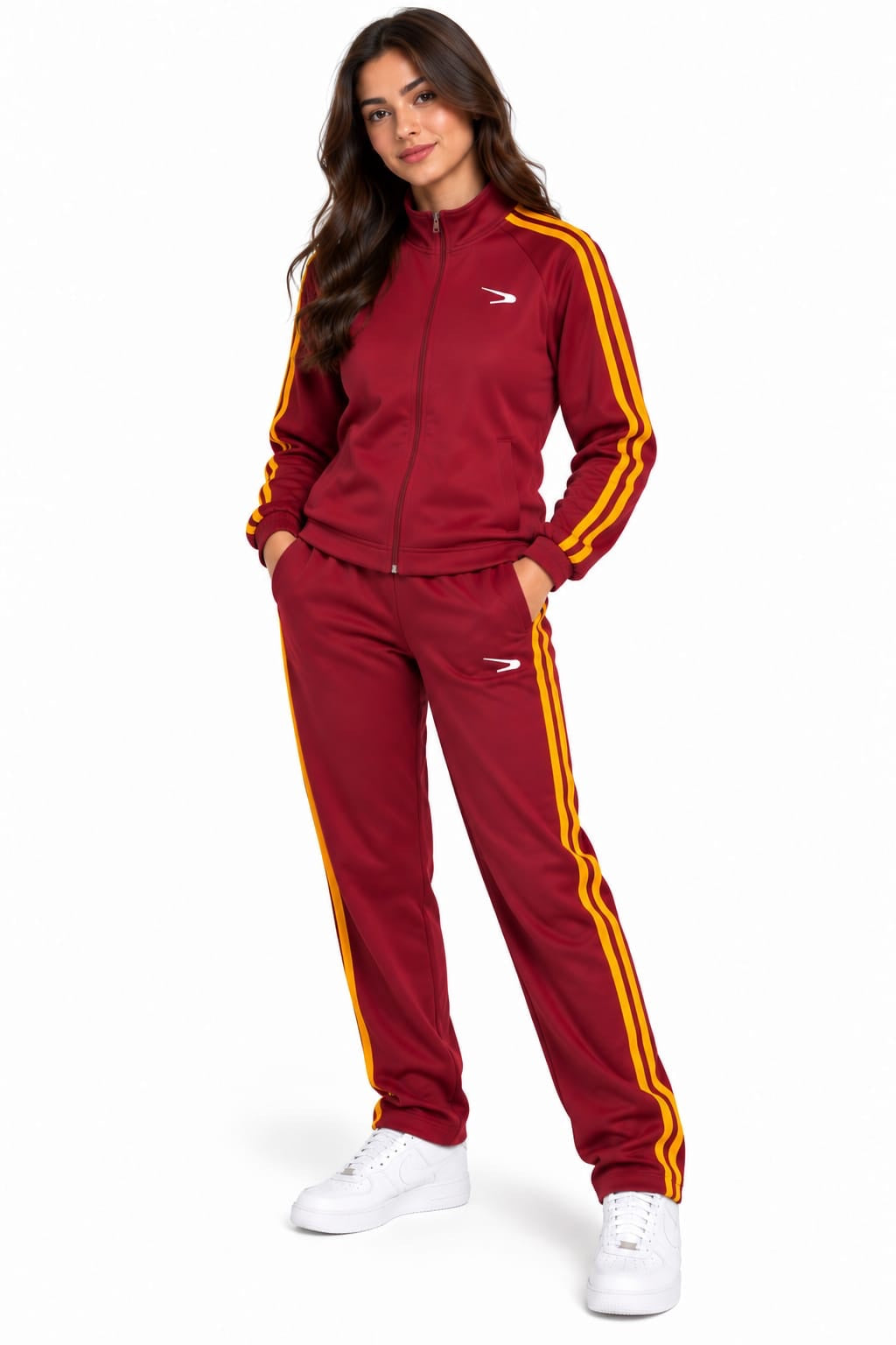 Track Girls’ 3-Line Tracksuit – Tracksuits