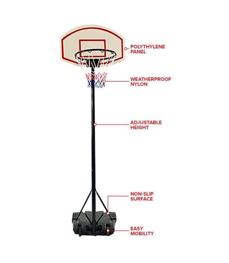 Kids' Basketball Stand, 2.5 Meters – Basketball (6)