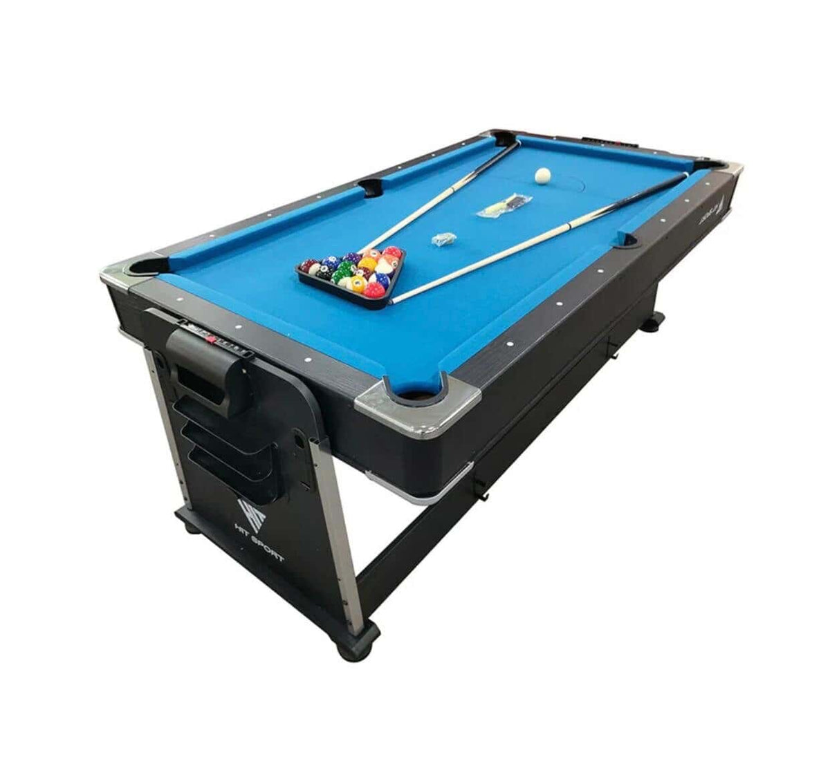 3-in-1 Game Table, Billiards, Air Hockey, Table Tennis, 7 Feet Black Table – Billiards (10)