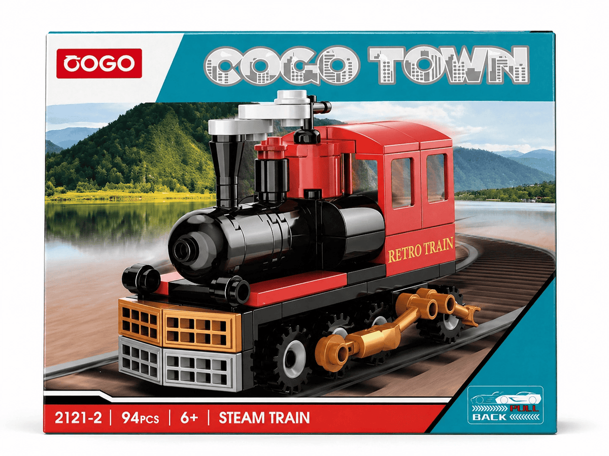 COGO TOWN – Steam Train – Kids' Toys