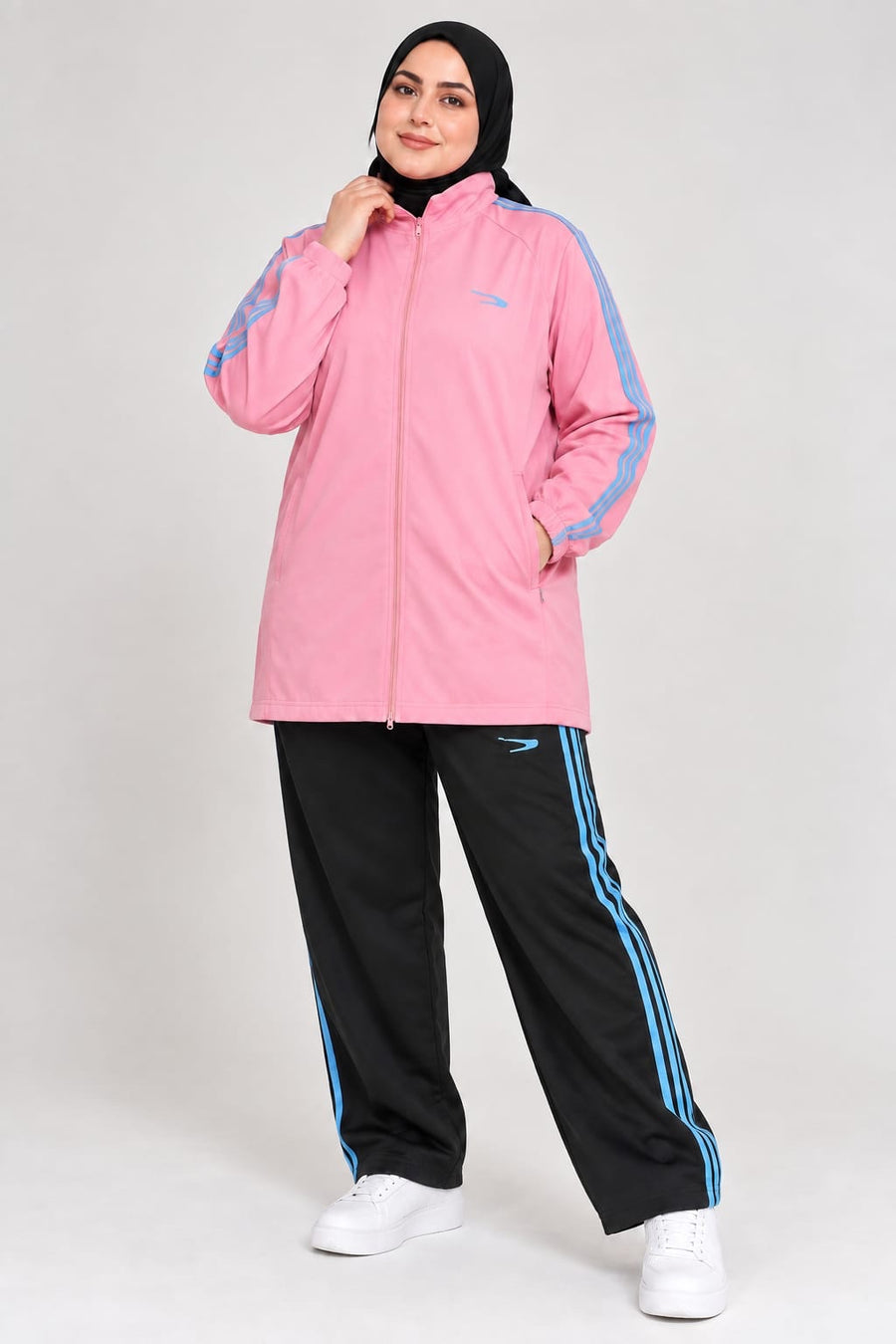 Women’s Waterproof Hijab Tracksuit – Plus Size – Tracksuits – Track
