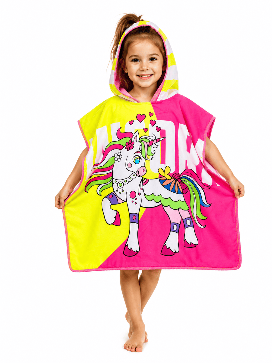 Kids Poncho Towel – Kids' Swimwear – Lamer