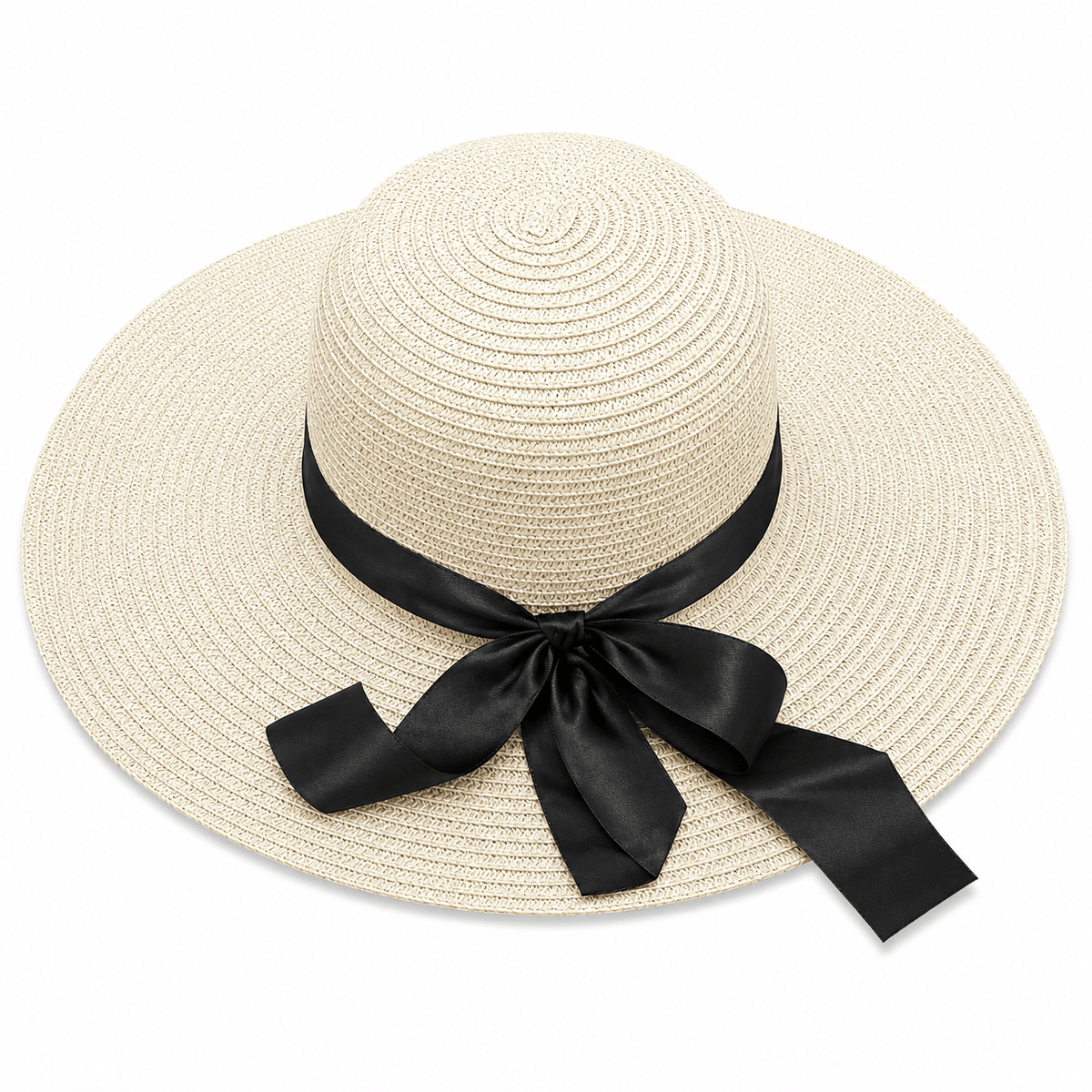 Women’s Beach Sun Hat with Bow – Beach Bags & Sun Hats (8)
