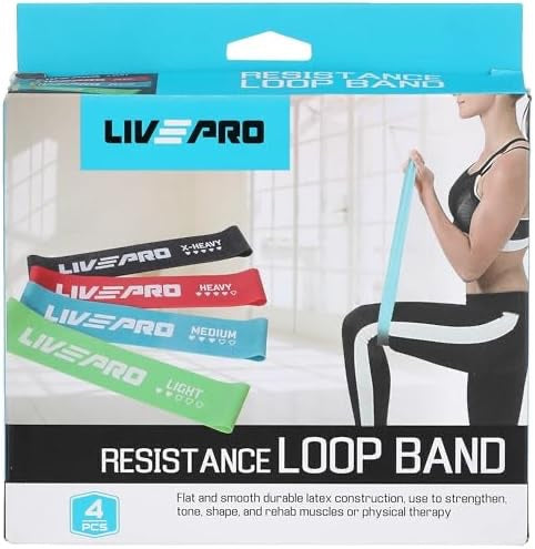 LIVEPRO Resistance Loop Band Set – Resistance Bands (11)