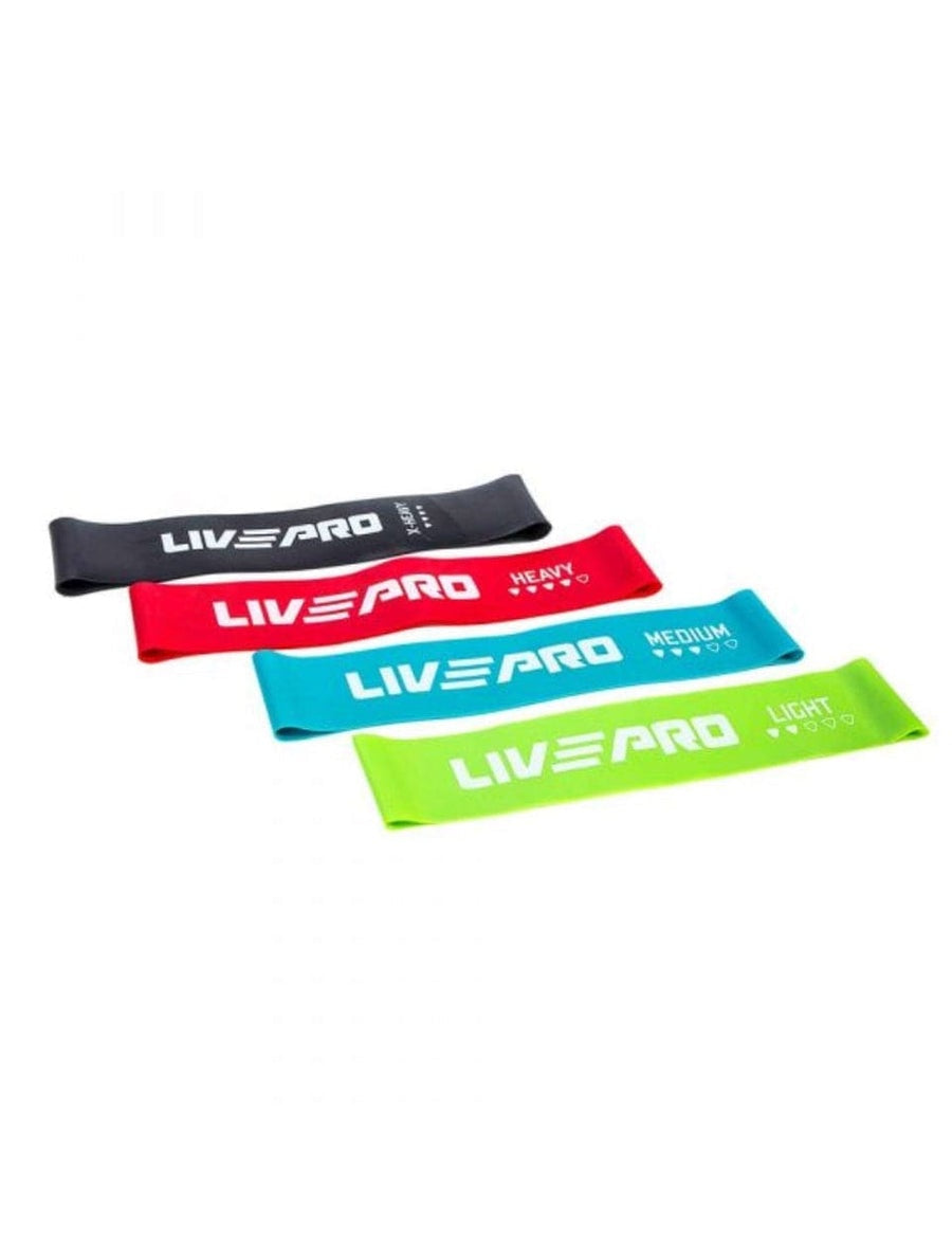 LIVEPRO Resistance Loop Band Set – Resistance Bands (5)