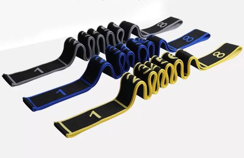 Numbered Stretch Resistance Band – 12 Levels – Resistance Bands (16)