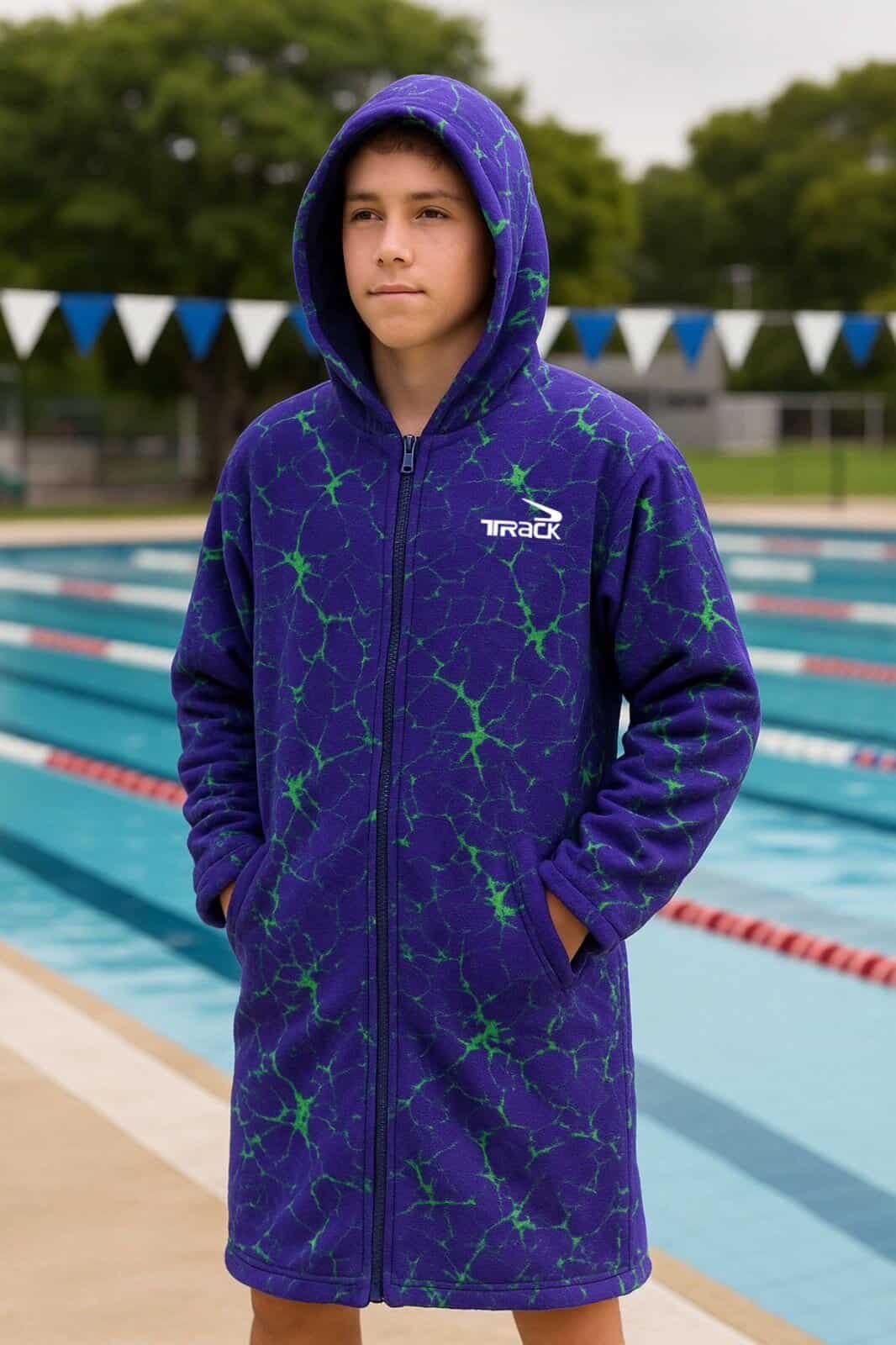Track swimming robe – Kids' Swimwear