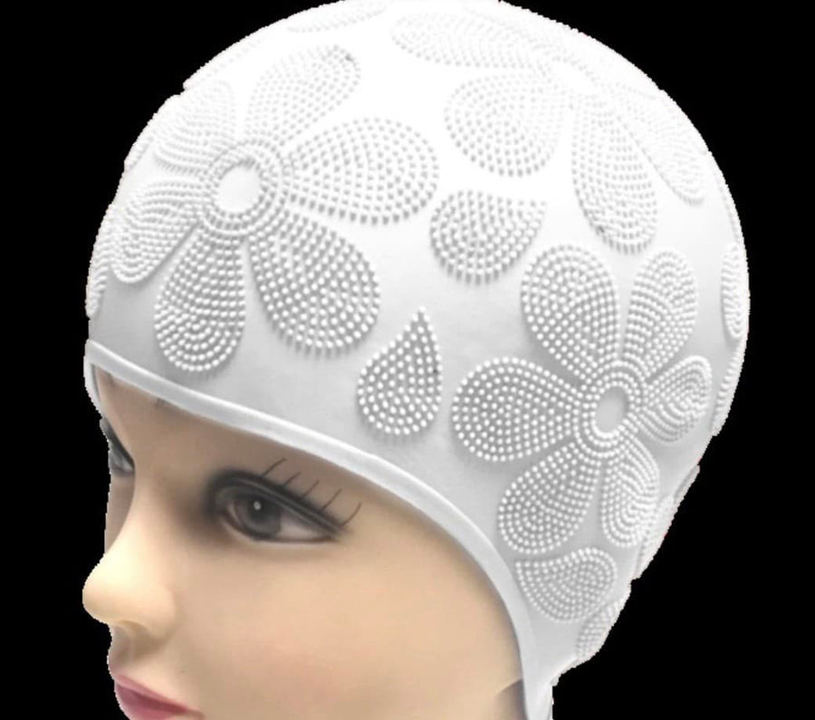 Track Swimming Cap White – Swim Caps