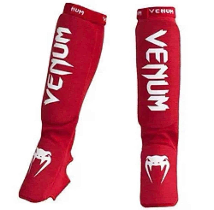 Imported Venum Shin Guards - Red – Taekwondo