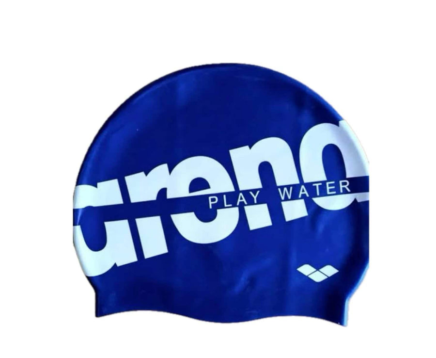 Arena Plain Swimming Cap - Blue – Swim Caps