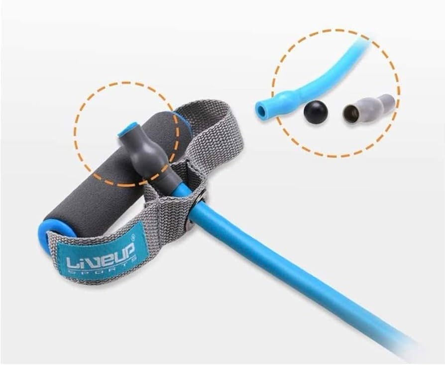 LIVEUP Sports Exercise Toning Tube LS3201 – Resistance Bands (10)