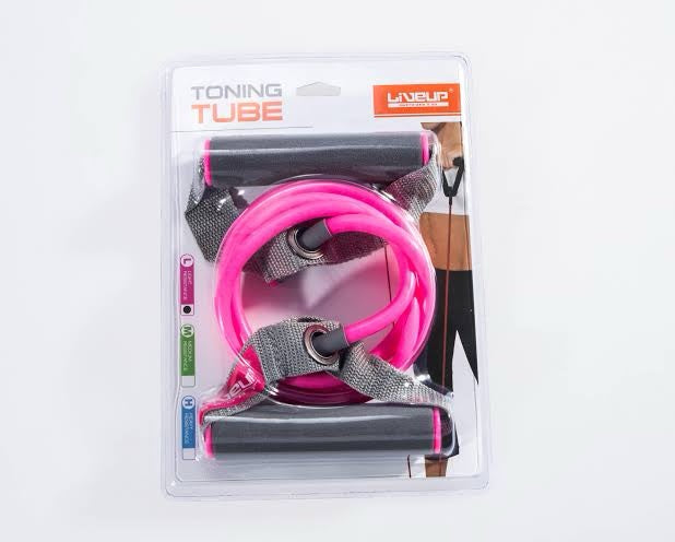 LIVEUP Sports Exercise Toning Tube LS3201 – Resistance Bands (5)
