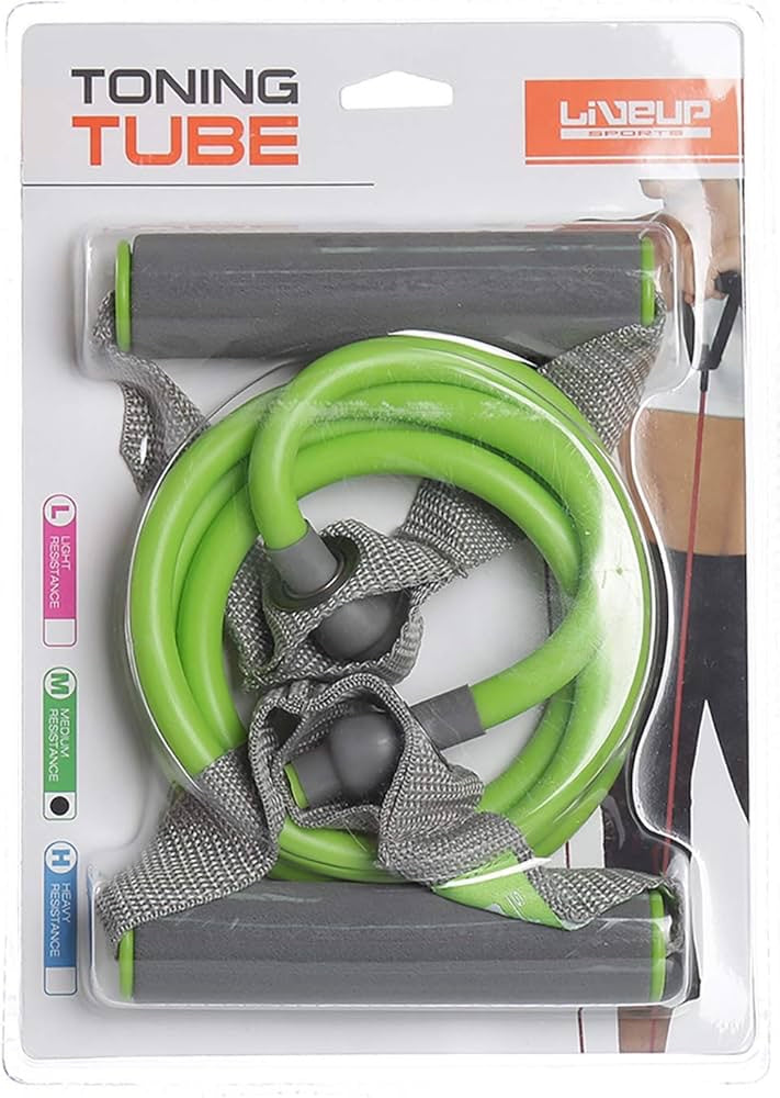 LIVEUP Sports Exercise Toning Tube LS3201 – Resistance Bands (12)