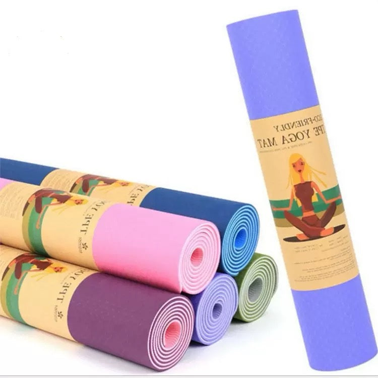 TPE Exercise Mat –6/8 mm – Yoga & Pilates