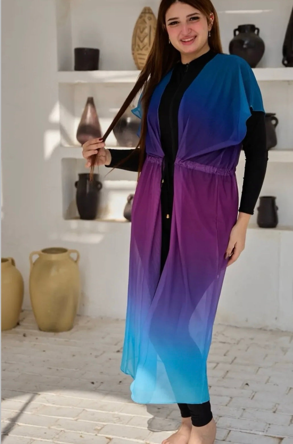 Cardigan Cover Up – Women's Swimwear & Burkini – Kiko (2)