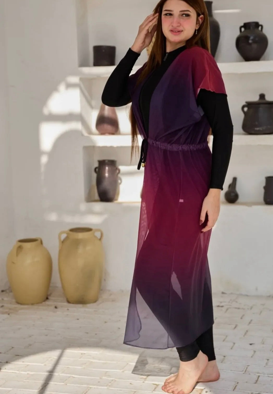 Cardigan Cover Up – Women's Swimwear & Burkini – Kiko (7)