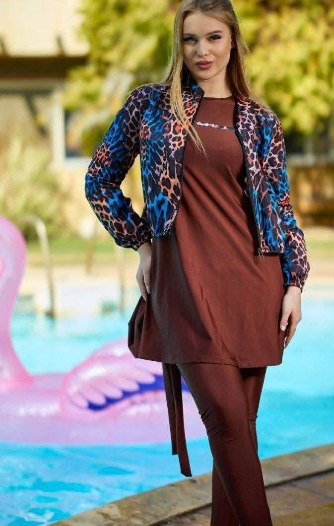 Modest Burkini Set – Kids' Swimwear – Kiko (2)