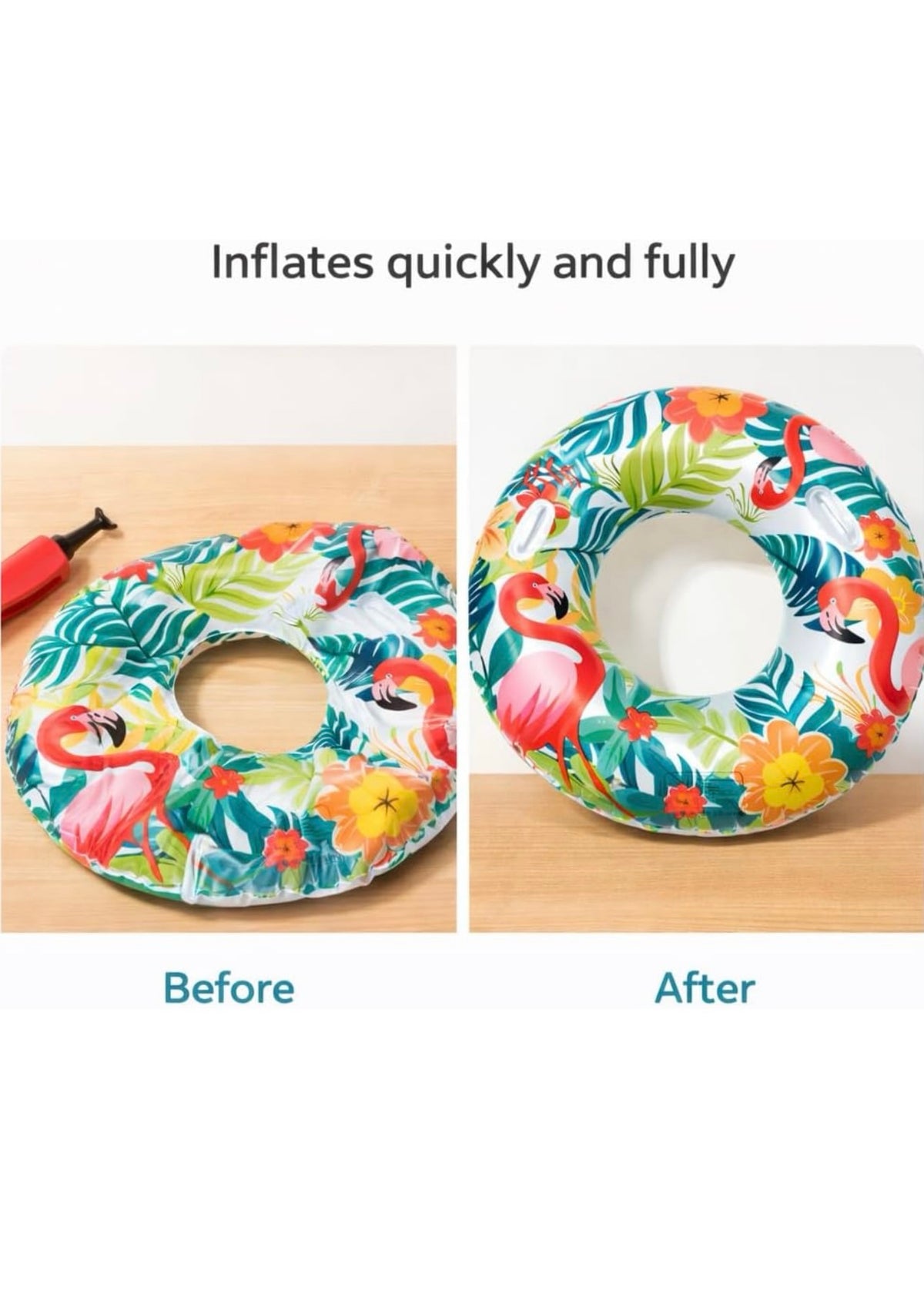 Tropical Print Swim Ring – 100 cm – Life Jackets & Swim Rings (7)