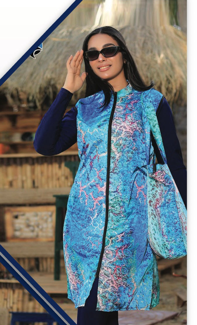 Waterproof Swim Cover with Bag – Women's Swimwear & Burkini – Kiko (3)