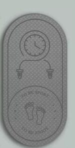 Curvy Exercise yoga Mat –12mm