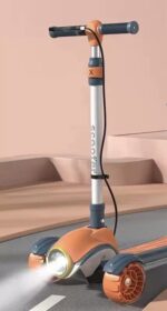 ⁦3-Wheel Scooter with Lights and Brake⁩ - الصورة ⁦7⁩