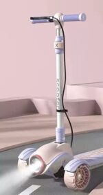 ⁦3-Wheel Scooter with Lights and Brake⁩ - الصورة ⁦6⁩
