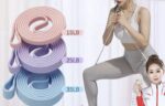 ⁦Resistance band silicone high elasticity fitness strength exercise pull up⁩ - الصورة ⁦6⁩