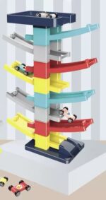 ⁦Gliding Rail Car Track Set⁩ - الصورة ⁦5⁩