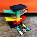 ⁦Gliding Rail Car Track Set⁩ - الصورة ⁦3⁩