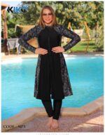 KIKO Modest Swimwear Long Zipper Style