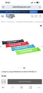 ⁦LIVEPRO Resistance Loop Band Set⁩ - الصورة ⁦6⁩