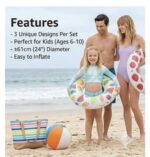 Kids Printed Swim Ring - Image 3