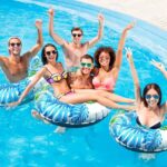 Large Tropical Print Swim Ring - Image 4