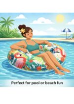 Tropical Print Swim Ring – 100 cm - Image 5