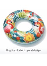 Tropical Print Swim Ring – 100 cm - Image 3