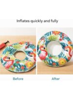 Tropical Print Swim Ring – 100 cm - Image 7