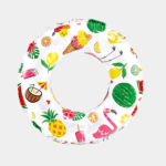Small Colorful Swim Ring Float