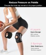 ⁦Open Patella Knee Support (Short)⁩ - الصورة ⁦2⁩