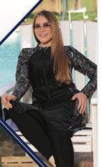 ⁦KIKO Modest Swimwear Long Zipper Style⁩ - الصورة ⁦3⁩