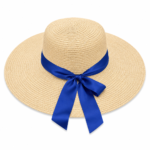 ⁦Women’s Beach Sun Hat with Bow⁩ - الصورة ⁦7⁩